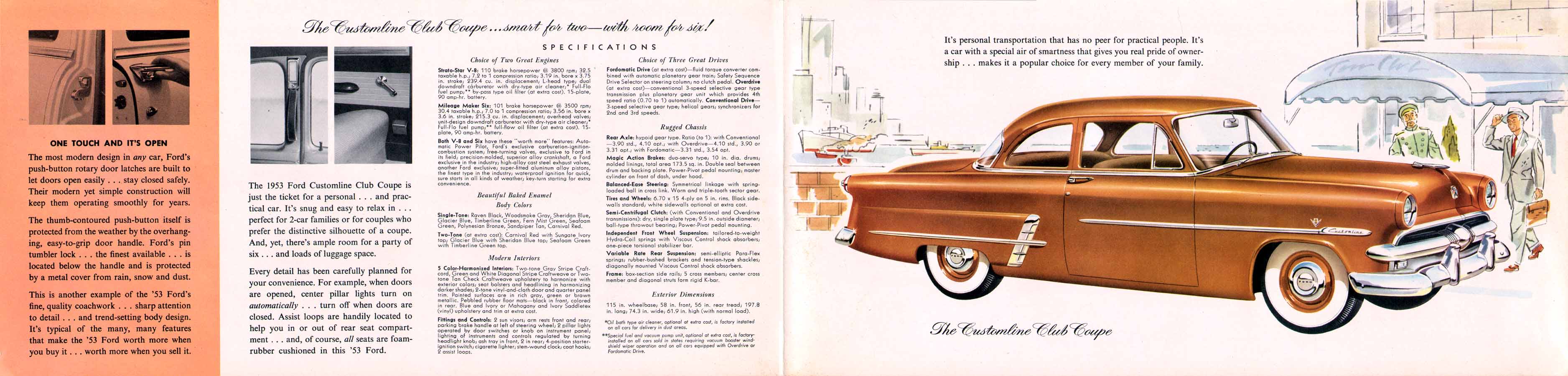 1953 Ford Brochure Page 14